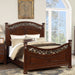 3 Piece Bedroom Set, Elegant Panel Bed With 2 Nightstands Home Essentials