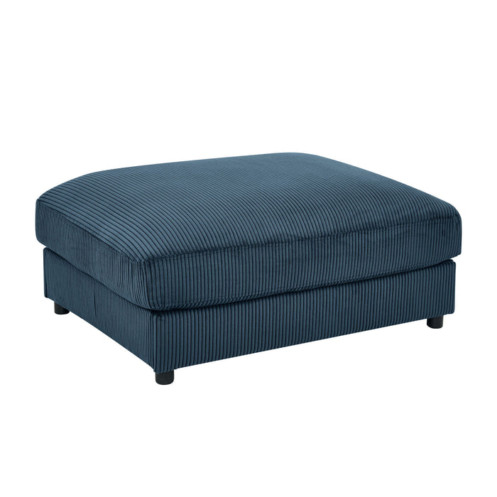 Upholstered Rectangle Ottoman Home Essentials