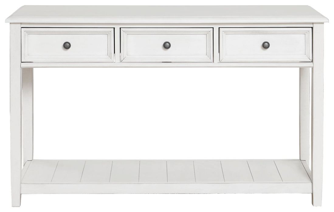 Kanwyn - Whitewash - Sofa Table