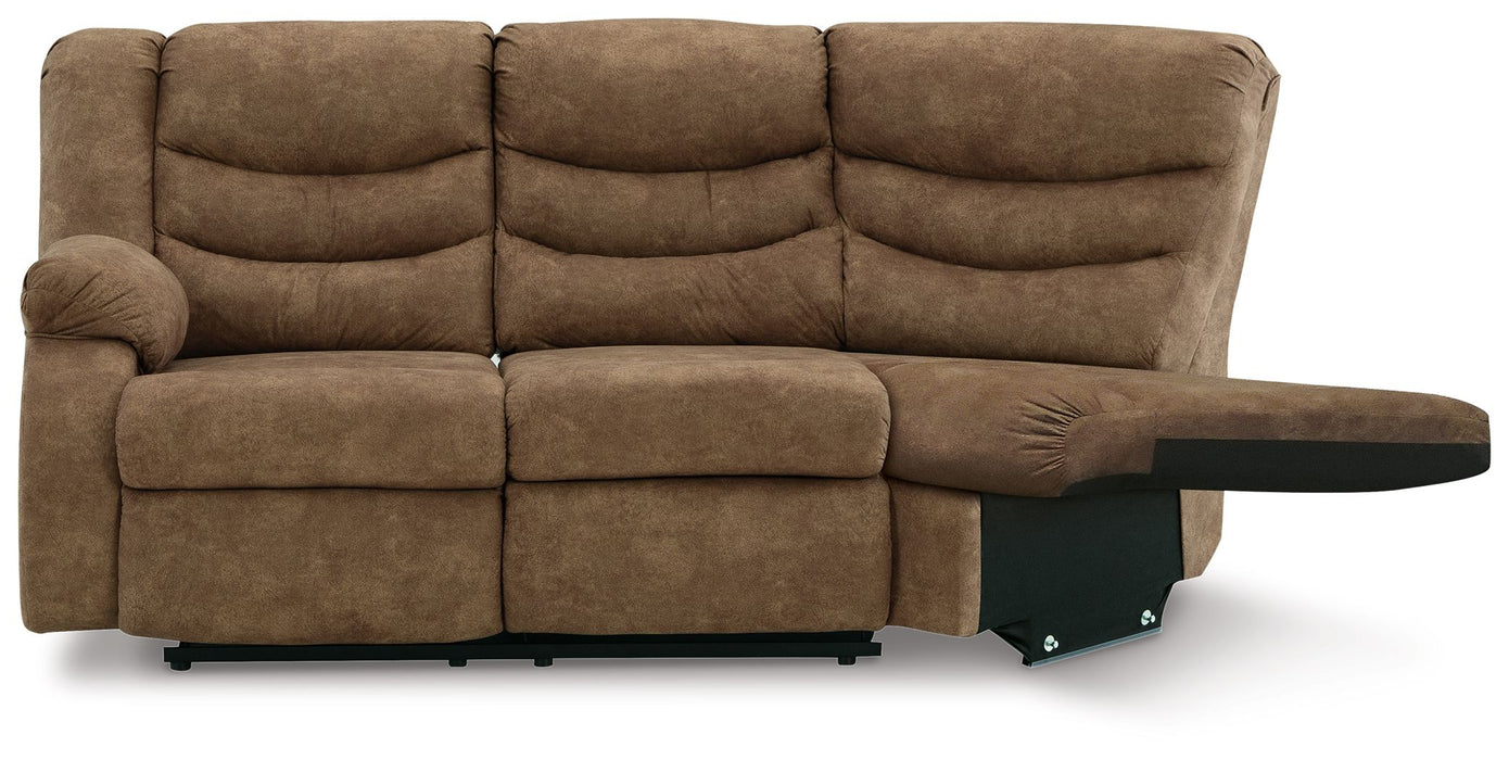 Partymate - Brindle - Laf Reclining Loveseat