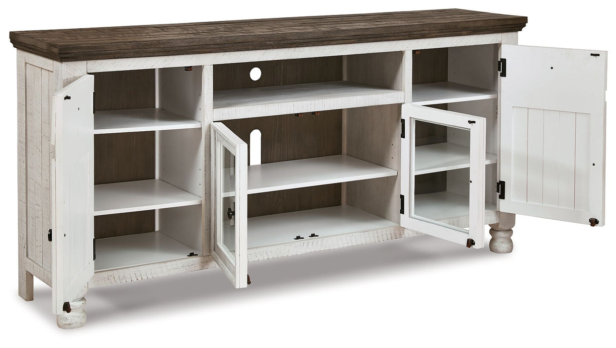 Havalance - Extra Large TV Stand - 4 Doors - Brown / Beige Signature Design by Ashley®