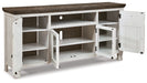 Havalance - Extra Large TV Stand - 4 Doors - Brown / Beige Signature Design by Ashley®