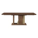 Ouida - Dining Table - Brown & Gold ACME