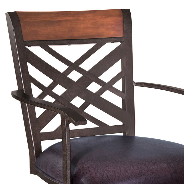 Bar Height Bar Chair - Brown