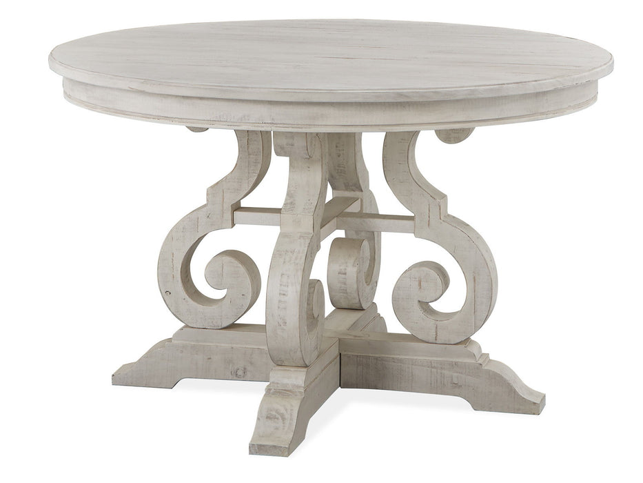 Bronwyn - 48" Round Dining Table Base - Alabaster Magnussen Furniture