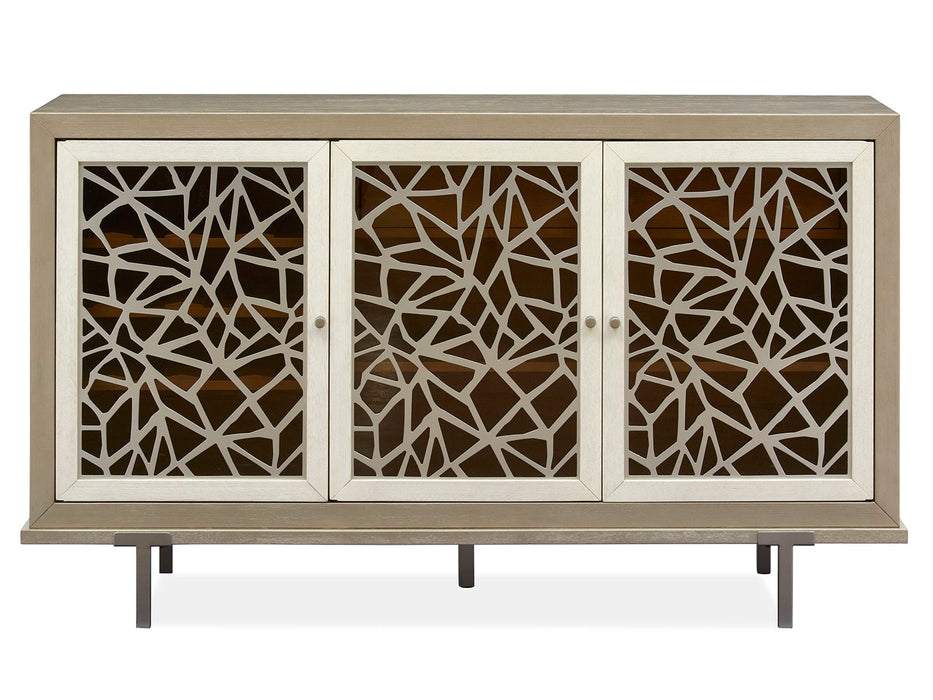 Lenox - Server - Warm Silver Magnussen Furniture