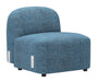 Cleo - Middle Chair - Blue Zuo Modern