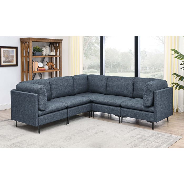 Upholstered Modular Sectional With Tall Legs Home Essentials