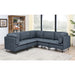 Upholstered Modular Sectional With Tall Legs Home Essentials
