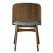 Delmon - Side Chair (Set of 2) - Gray / Dark Walnut ACME