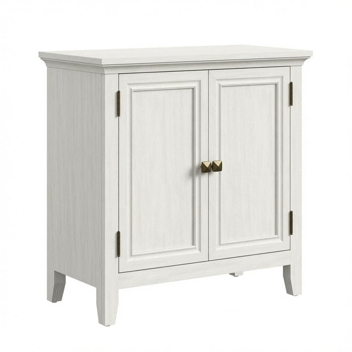 2 Door Buffet Cabinet With Adjustable Shelves - Matte White / Grayish Home Essentials