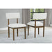 Contemporary Upholstered Dining Chairs (Set of 2) Home Essentials