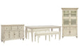 Newport - 4 Piece Extendable Rectangular Dining Table Set Magnussen Furniture
