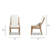 Lennox - High Back Upholstered Dining Chair (Set of 2) - Light Beige Jennifer Taylor Home