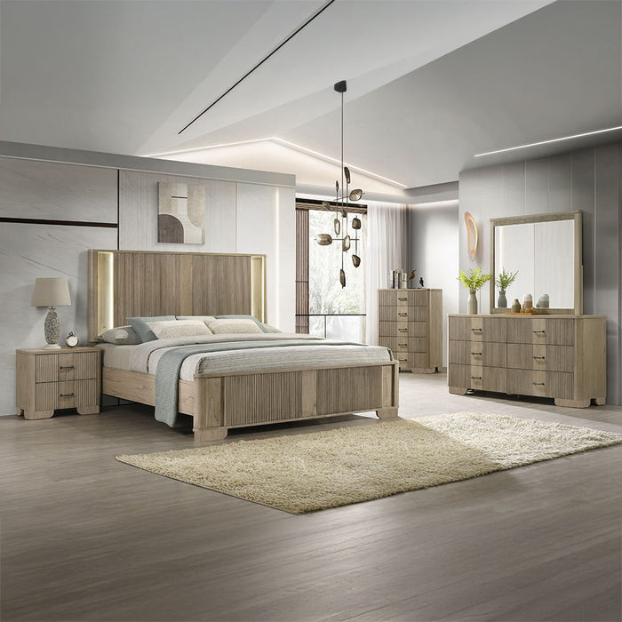 Lakkari - Mirror - Antique Oak ACME