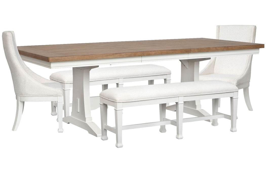 Kingston - Extendable Rectangular Dining Table Set Magnussen Furniture