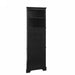 Tall Storage Cabinet With 3 Drawers And Adjustable Shelves For Bathroom Hearth and Haven