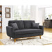 Upholstered Loveseat With Arms And Pillows Home Essentials