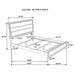 Cabrillo - Full Panel - Gray Ash Furniture Max