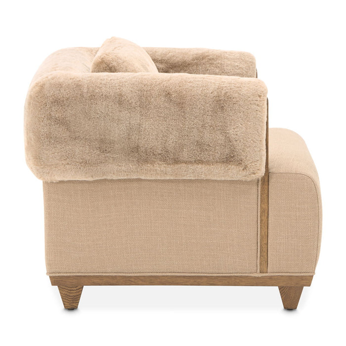 Portrait - Accent Chair - Toffee / Sienna Brown Michael Amini