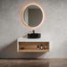 Floating Bathroom Vanity With Vessel Sink With Open Shelf Storage Home Essentials