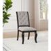 Kinzler - Side Chairs (Set of 2) - Tan / Black Furniture Max