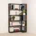 Freestanding Corner Bookshelf For Living Room - Dark Brown Home Essentials