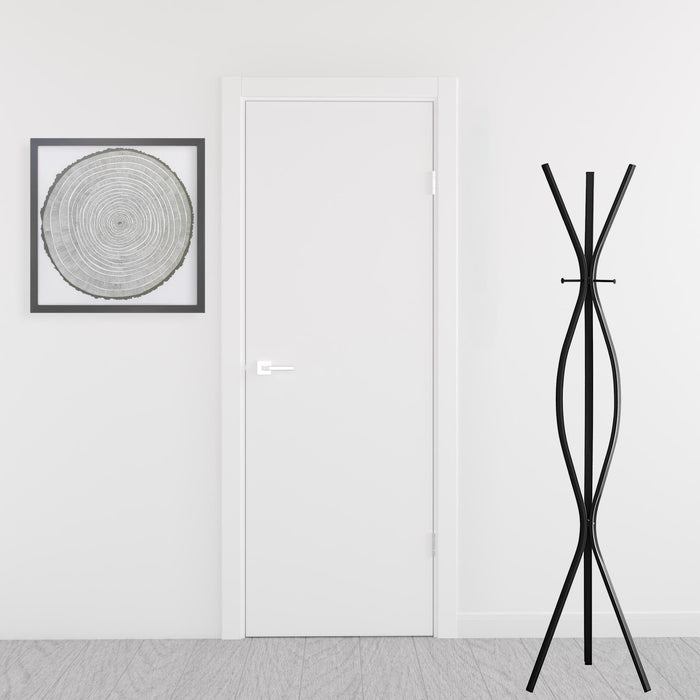 Metal Coat Rack - Black