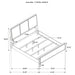Benson - Eastern King Panel Bed - Sand Furniture Max