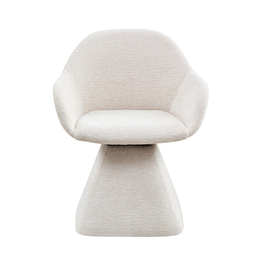 180° Rotating Accent Chair For Living Room - Beige Home Essentials