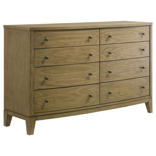 Menlo - 8 Drawer Dresser Cabinet - Natural Furniture Max