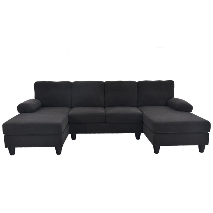 U-Shaped Sofa With Dual Chaise Home Essentials
