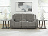 Mixed Motion - Power Reclining Loveseat With Console / Adjustable Headrest Signature Design by Ashley®