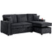Convertible Sectional With USB / USB - C Port, Storage Chaise, Pull-Out Bed Home Essentials
