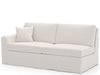 Ryman - Slipcover Loveseat LAF, Special Order - White Universal Furniture