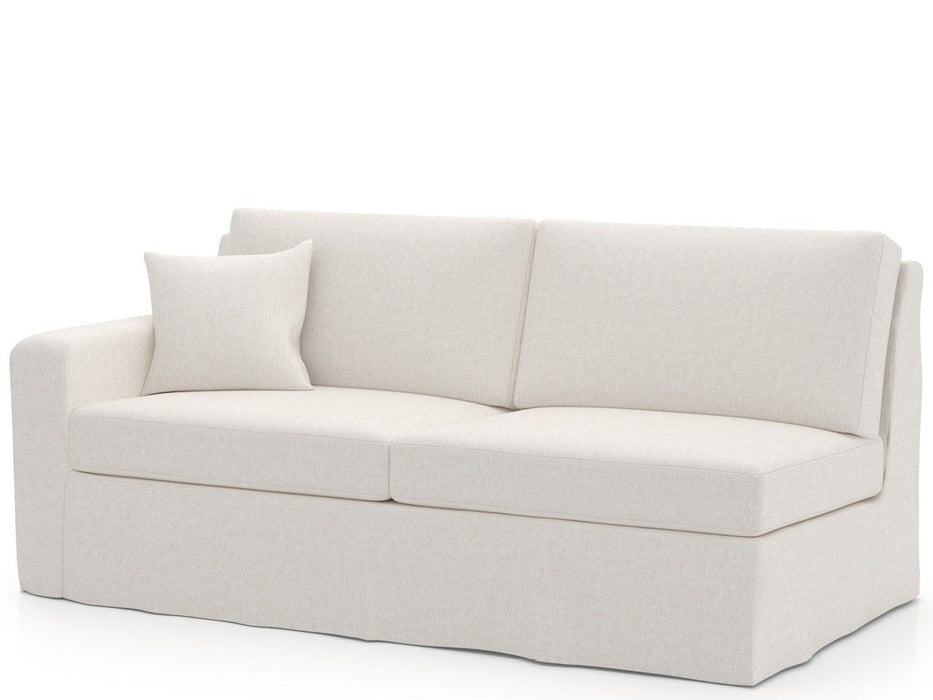 Ryman - Slipcover Loveseat LAF, Special Order - White Universal Furniture