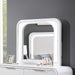 Pearl Dresser With Mirror 6 Drawers Spacious Storage - White Home Essentials
