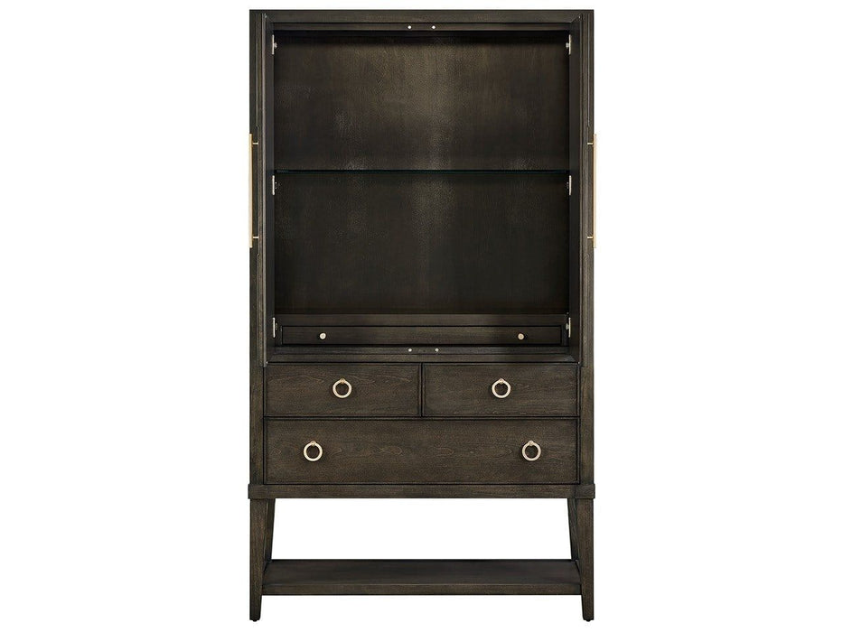 Fenwick - Bar Cabinet - Dark Brown Universal Furniture