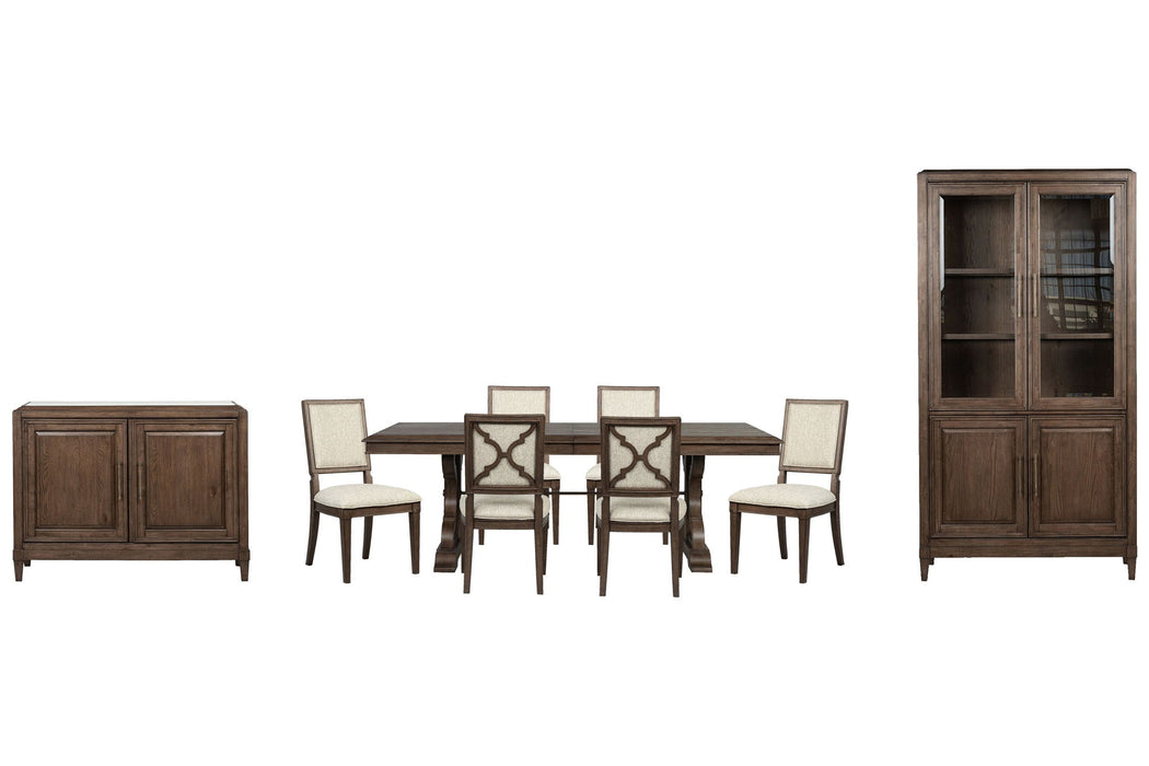 Jubilee - Extendable Trestle Dining Table Set Magnussen Furniture