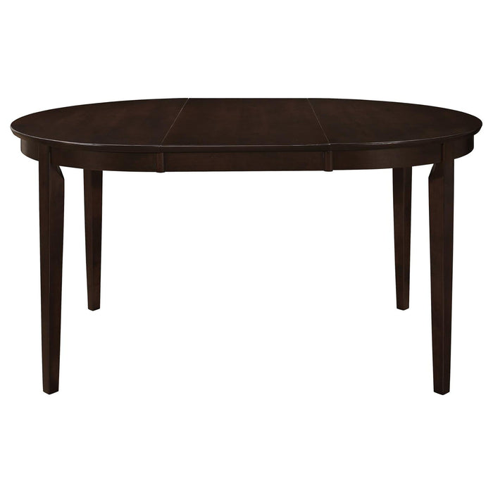 Elmira - Oval Dining Table With Leaf Extension - Brown Furniture Max