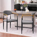 Modern Upholstered Dining Chair With Accented Armrests (Set of 2) Home Essentials