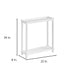 Narrow Side End Tables With Shelf (Set of 2) Home Essentials