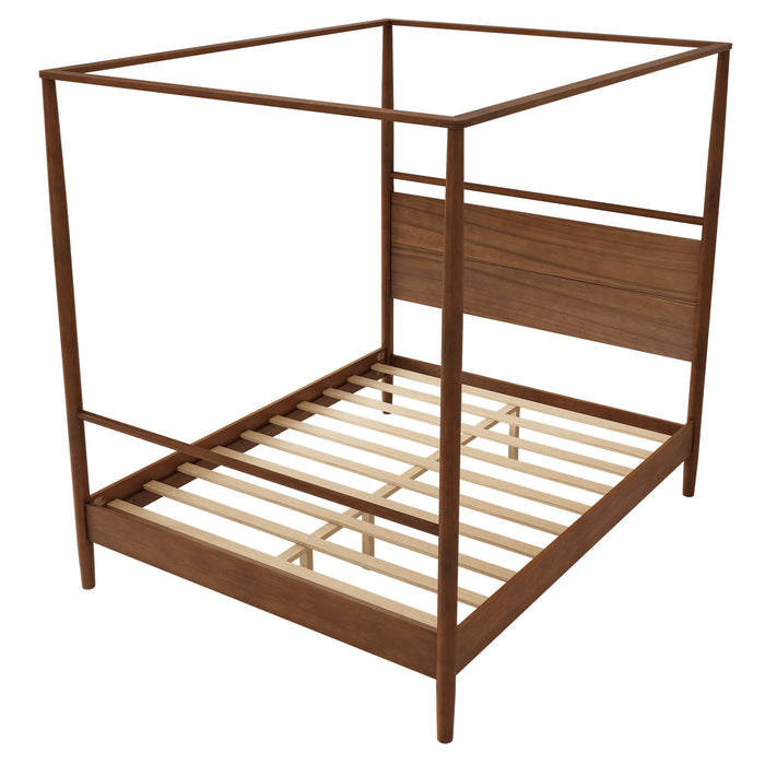 Canopy Bed Frame With 4 Posters Hearth and Haven