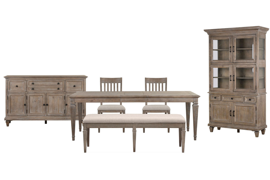 Lancaster - 6 Piece Extendable Rectangular Dining Table Set Magnussen Furniture