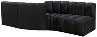 Arc - Velvet 4 Piece Sofa Meridian Furniture