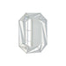 Diamond Shaped Wall Mirror With Beveled Edge Frameless Design - Silver Daily Nest