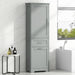 Tall Freestanding Bathroom Storage Cabinet With Adjustable Shelf And 2 Drawers Hearth and Haven
