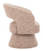 Liva - Swivel Chair - Frosty Brown Zuo Modern