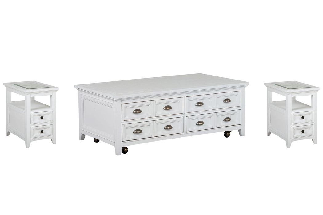 Heron Cove - Lift Top Storage Cocktail Table Set Magnussen Furniture