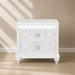 Abigale - 2 Drawer Nightstand With LED - White Matrix Furniture Group